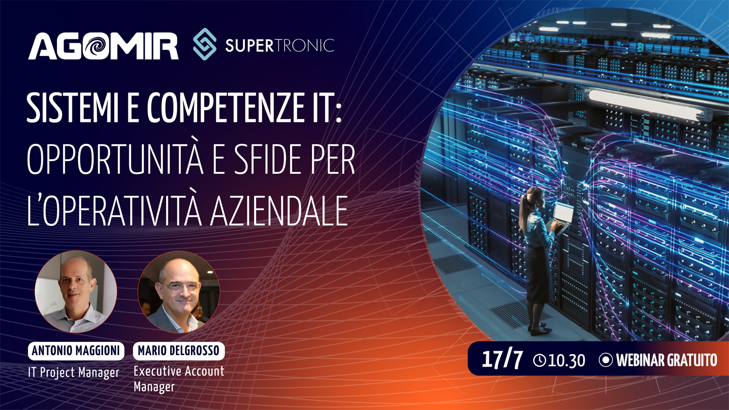 Webinar | Sistemi e Competenze IT: opportunità e sfide per l'operatività aziendale